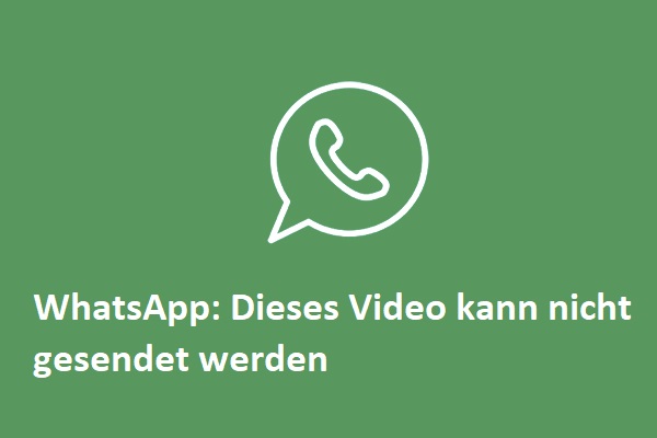 WhatsApp kann Videos nicht senden (7 Methoden)