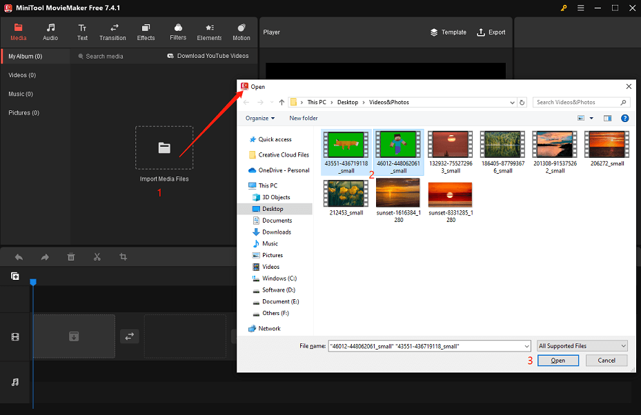 import Minecraft clips