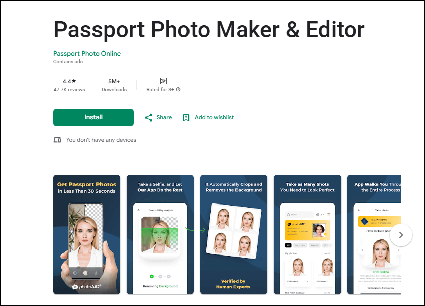 Passport Photo Maker & Editor