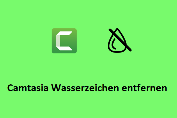 Wie kann ich das Camtasia Wasserzeichen aus meinen Videodateien entfernen?