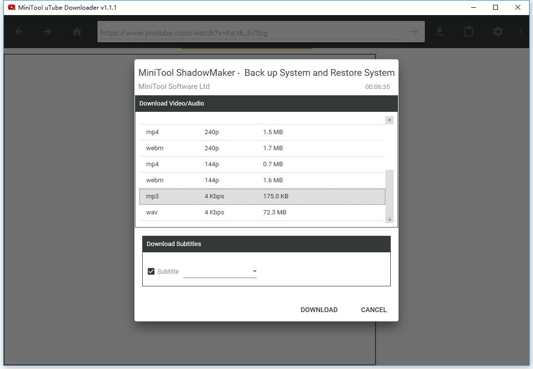 converter YouTube para MP3