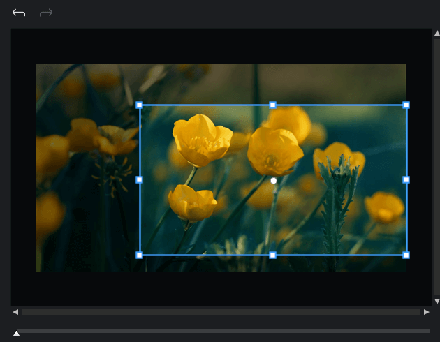 crop the video in PowerDirector