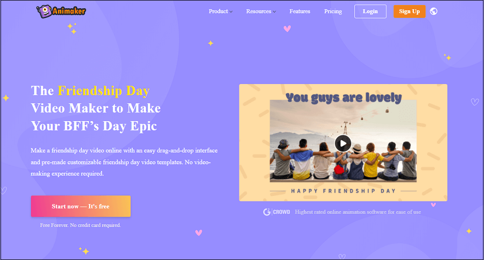 Animaker – a friendship video maker online