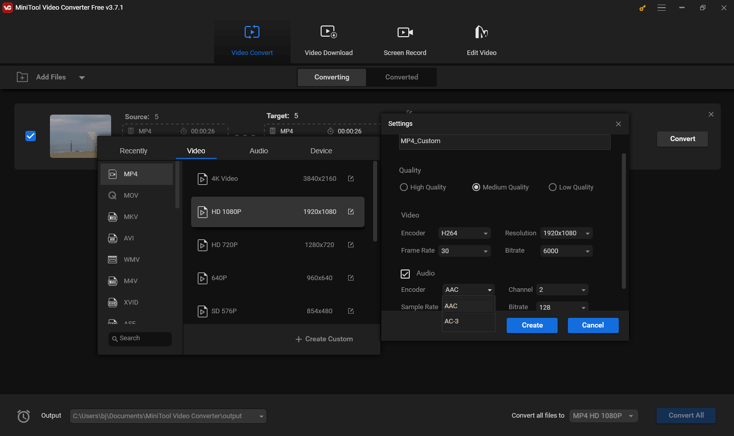 convert video to import in Premiere Pro