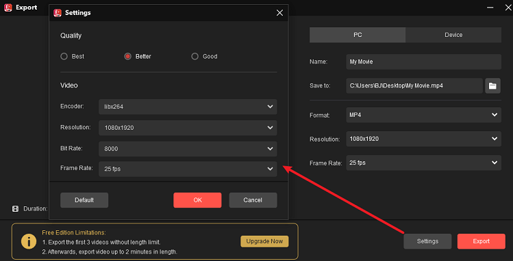 Further personalize video and export it in MiniTool MovieMaker