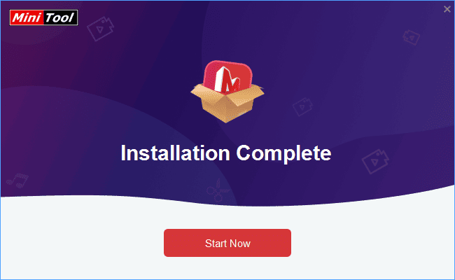 Click the Start Now button to launch MiniTool MovieMaker
