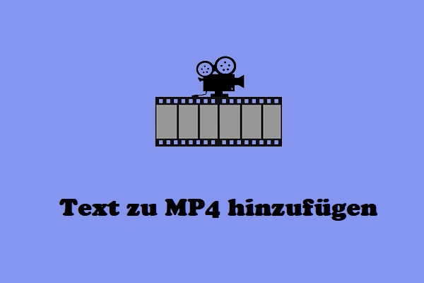 Erhöhen Sie Ihren MP4-Inhalt mit Textüberlagerungen