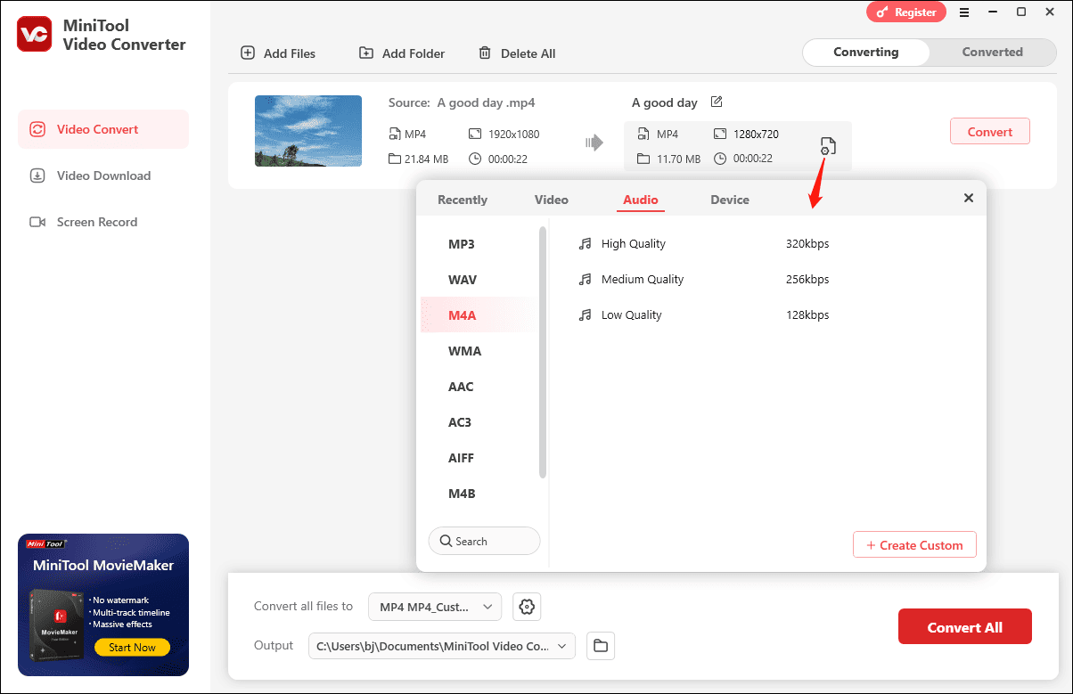 MiniTool Video Converter