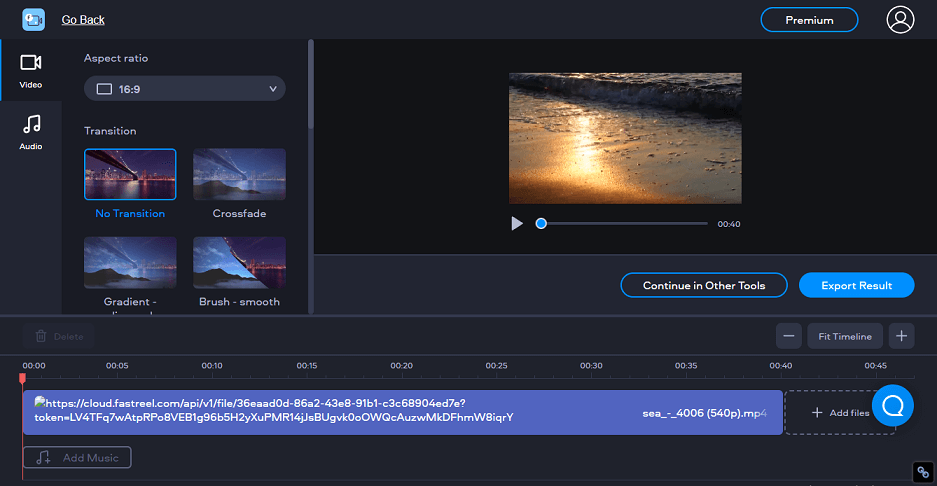 L'interface de Movavi