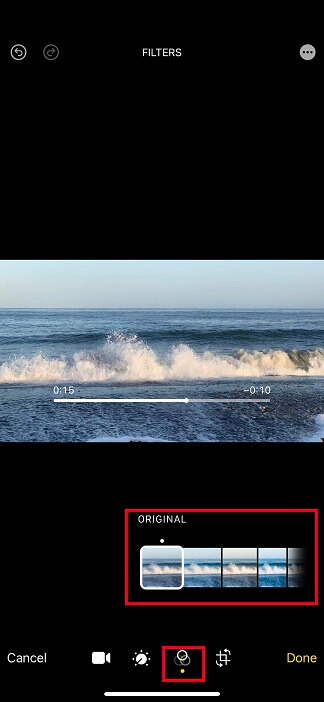 Ajouter un filtre à la vidéo