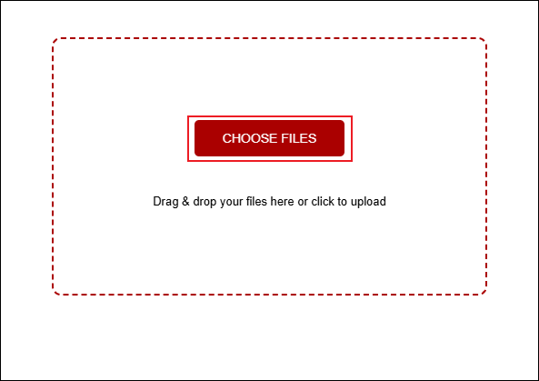 Click on the CHOOSE FILES button to import the MOV file to AnyConv