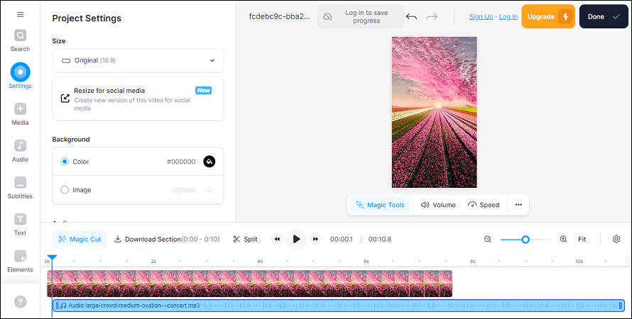 VEED.IOで動画を編集する