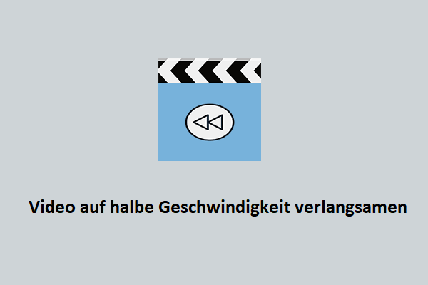 Verlangsamen eines Videos mit 0,5-facher Geschwindigkeit auf dem PC – 3 kostenlose Lösungen