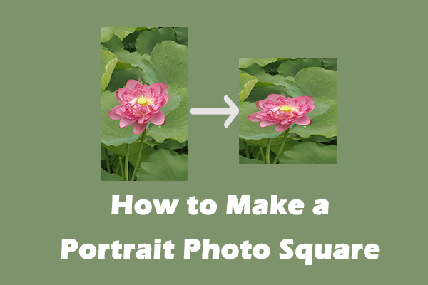 How to Make a Portrait Photo Square: 3 Easy Ways