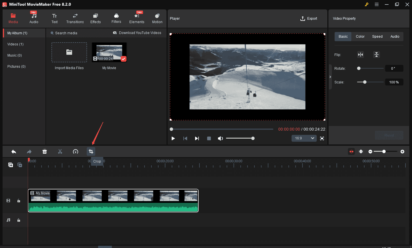 Click Apply to All to apply the same filter effect to all video clips in the MiniTool MovieMaker