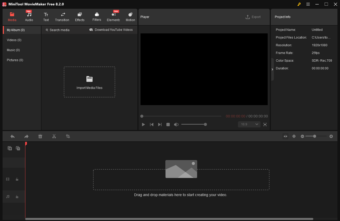 MiniTool MovieMaker - Windows 11用のムービーメーカー・動画エディター