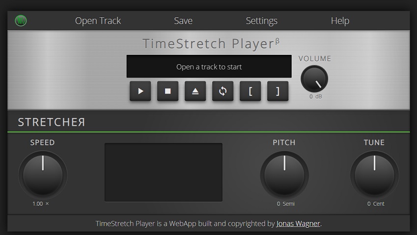 TimeStretch Playerのウェブサイト