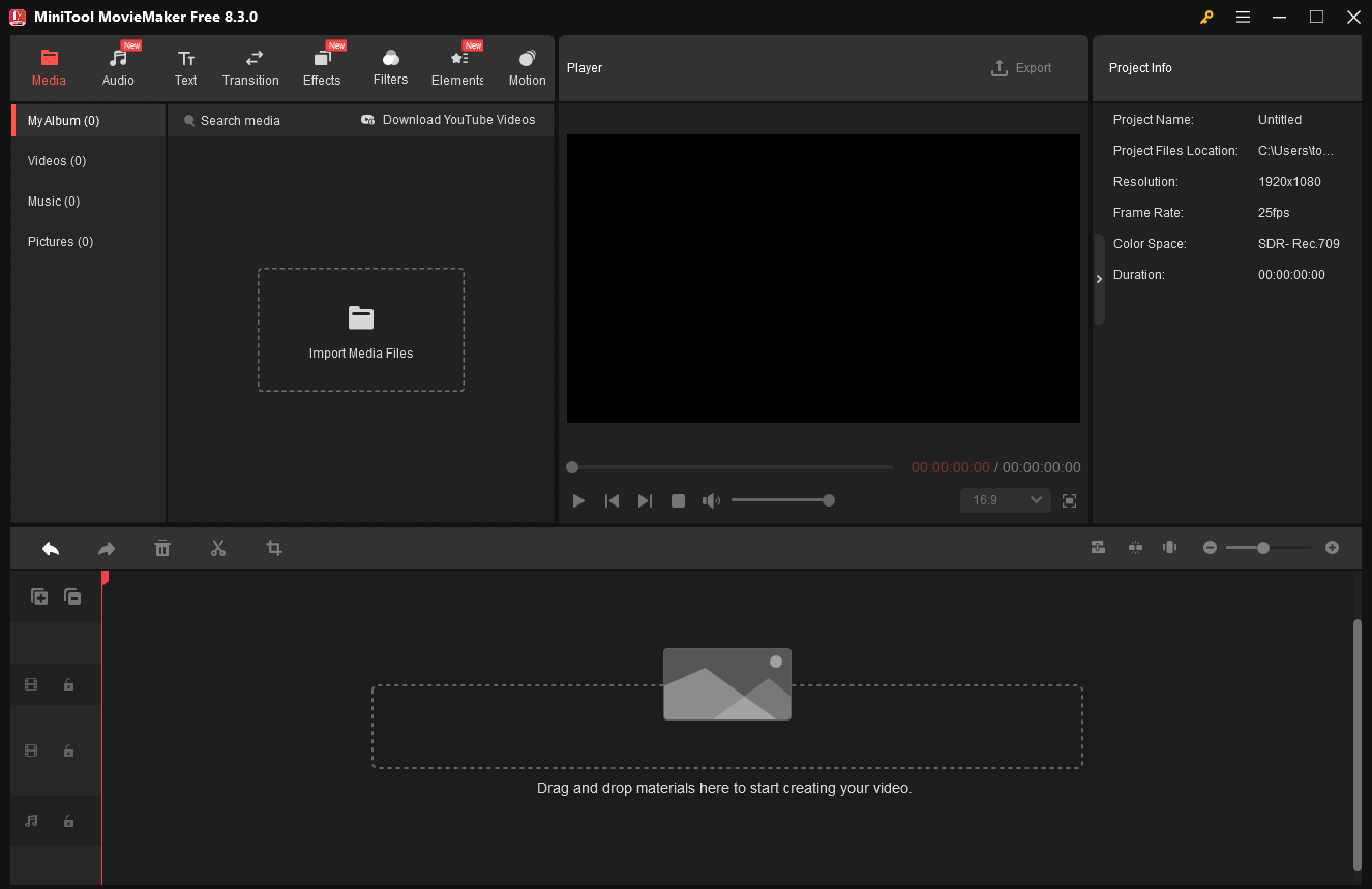 画面録画に最適な動画編集ソフト：MiniTool MovieMaker