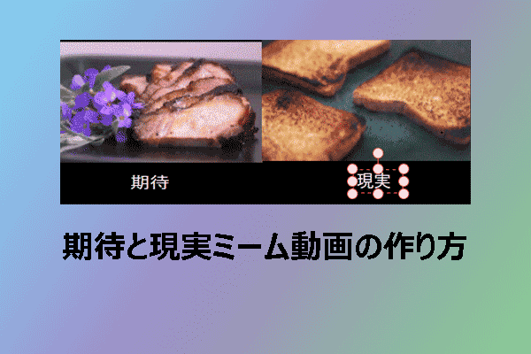 完全ガイド：期待と現実ミーム動画を作るには？