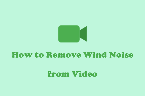 How to Remove Wind Noise from Video on PC [Offline & Online]