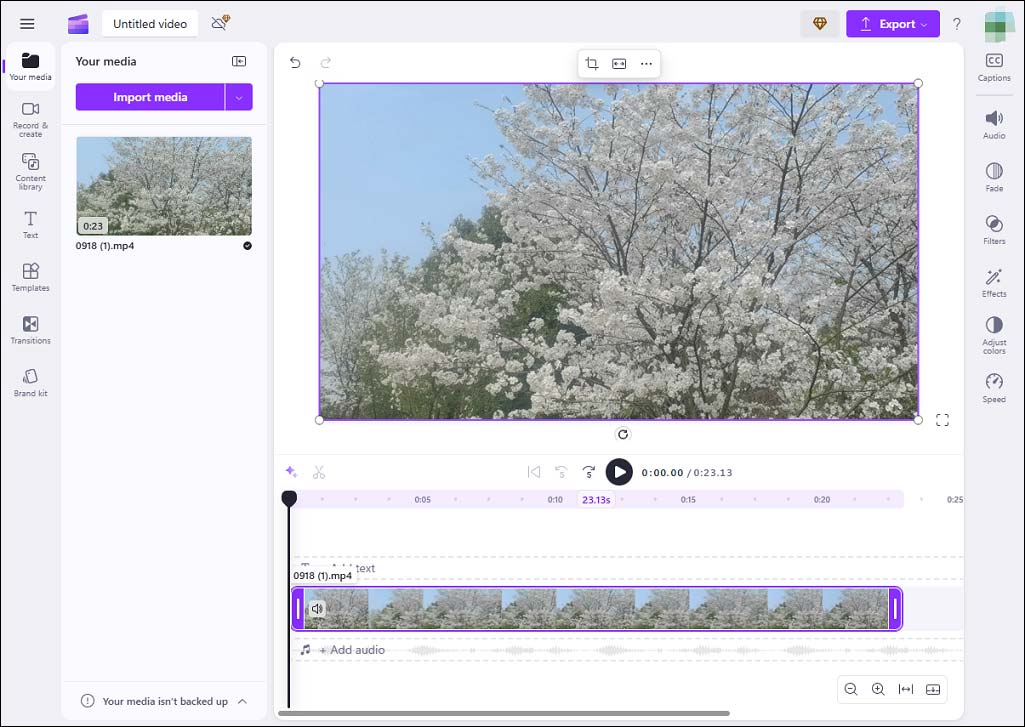 Edit GoPro videos online with Microsoft Clipchamp
