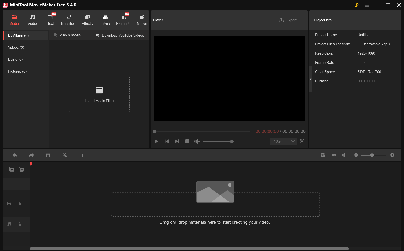 Twitchトレーラーメーカー：MiniTool MovieMaker