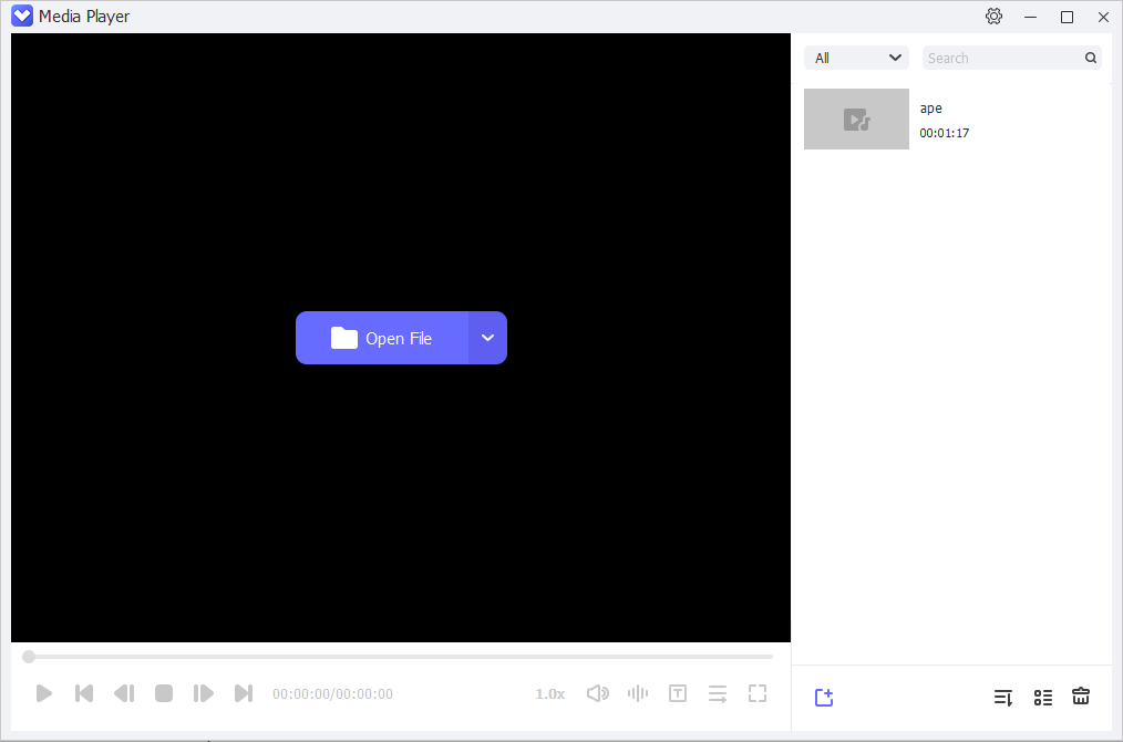 Der Mediaplayer von Joyoshare VidiKit.