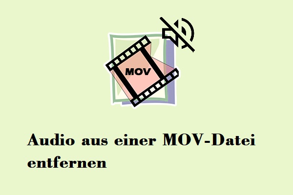 So entfernen Sie Audio aus einer MOV-Datei – 2 einfache Methoden