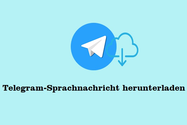 Telegram-Sprachnachrichten herunterladen und zu MP3 konvertieren
