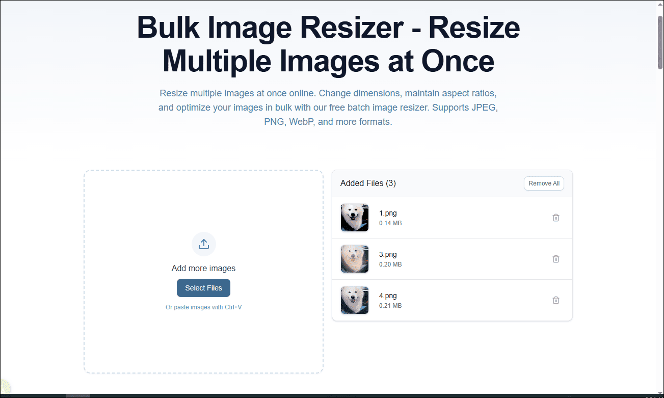 The main editing interface of IMAGY.APP.