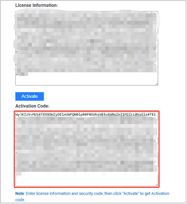 Kopieren Sie den Offline-Aktivierungscode von MiniTool MovieMaker.