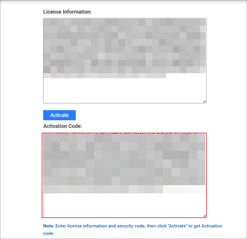 MiniTool MovieMakerのオフラインアクティベーションコードをコピーする画面
