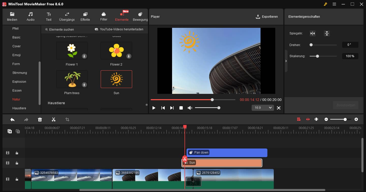 Sticker hinzufügen.