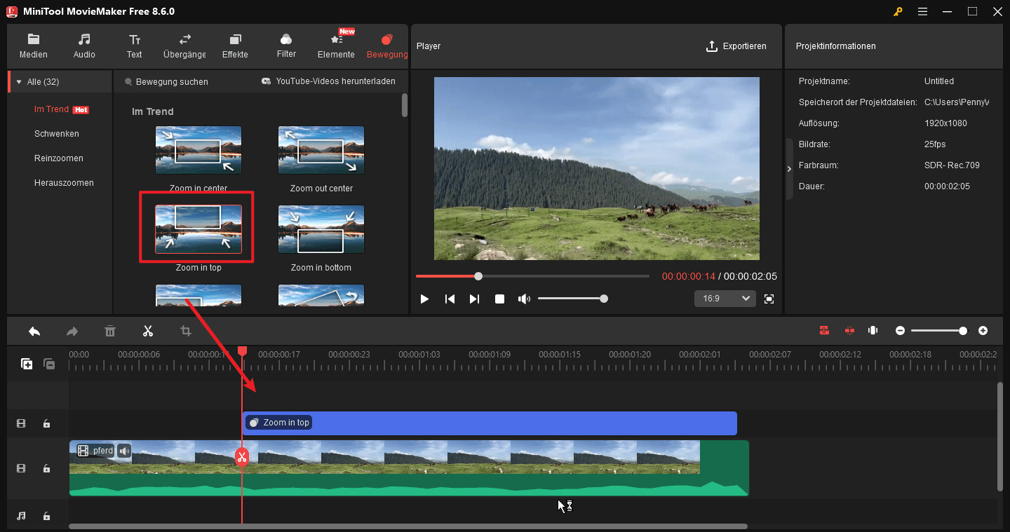 Ken Burns-Effekte unter Windows 11 hinzufügen