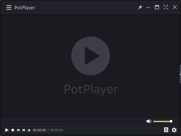 PotPlayer user interface