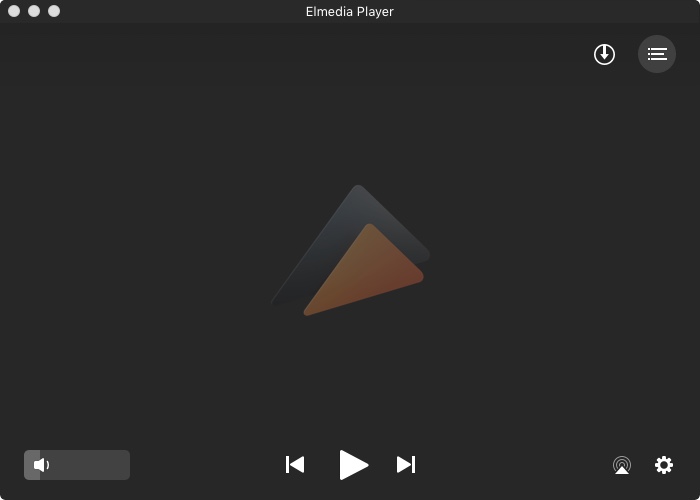 Elmedia Player main interface
