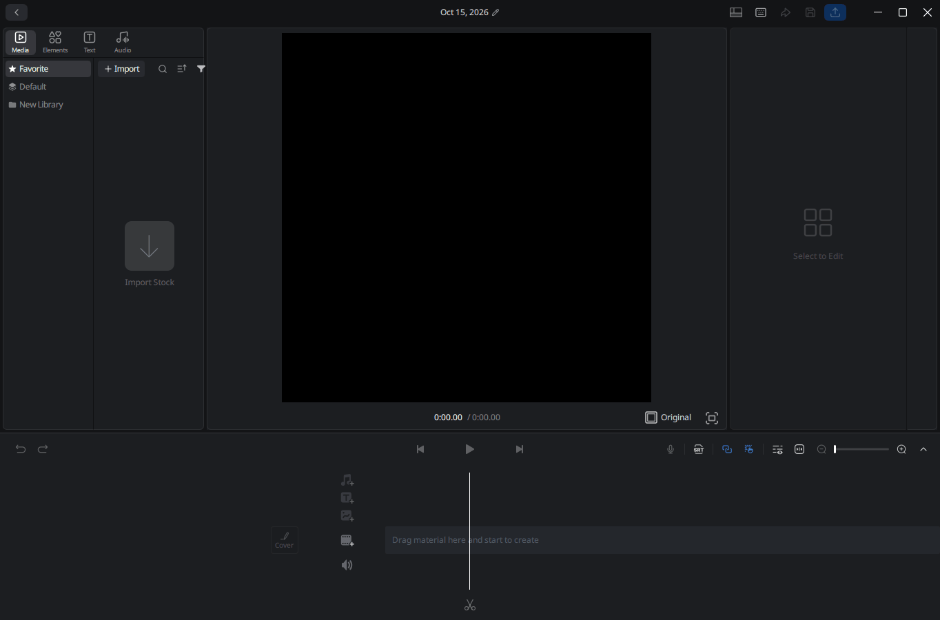 The main interface of VN for PC.