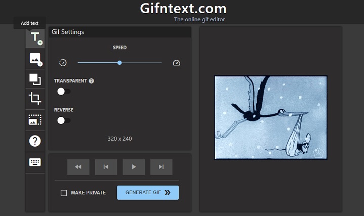 add text to GIF with Gifntext