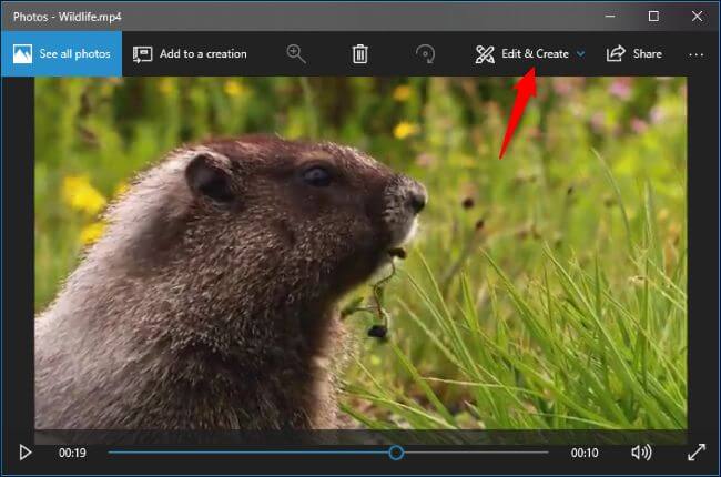 Verwendung des versteckten MP4-Video-Editors unter Windows 10