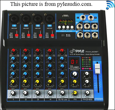  Pyle Professional Audio Mixer