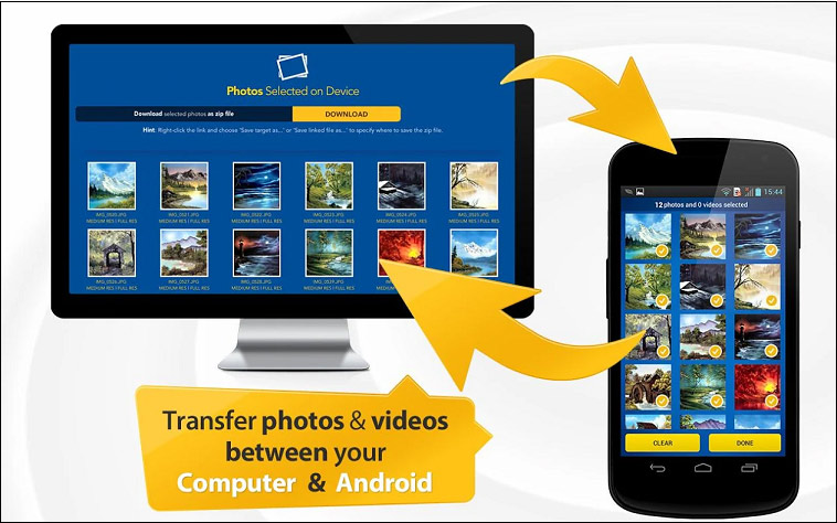 photo transfer app bitwise