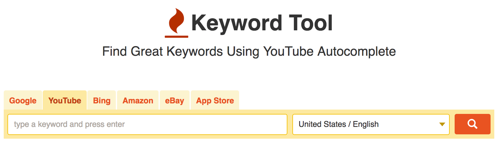 the Keyword Tool helps you find keywords
