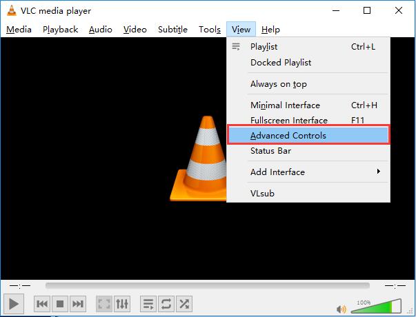 Open VLC to trim video