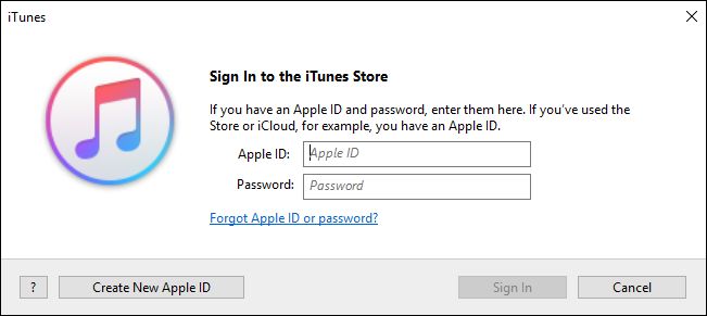 type your Apple ID