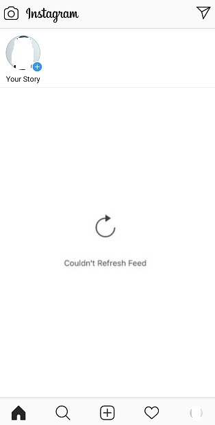 Instagram couldn’t refresh feed