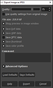 change the file size