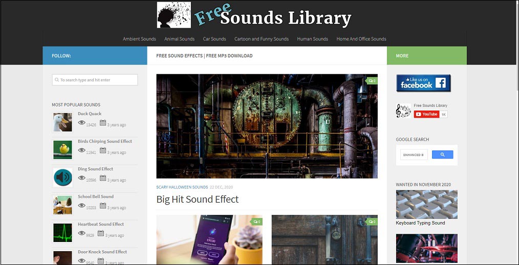 free sound library