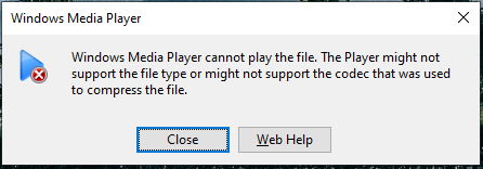 Windows Media Player cannot play RMVB
