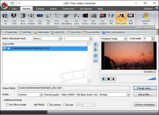  VSDC Free Video Converter