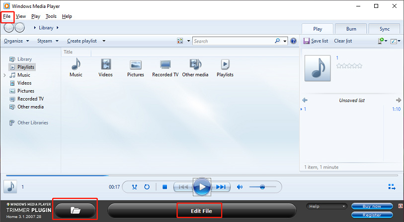 import an MP3 file